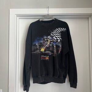 Abercrombie & Fitch Oracle Red Bull Racing Graphic Crew Sweatshirt